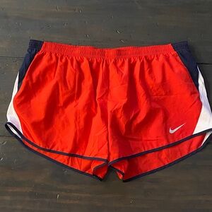 Nike Red and Navy Sports Shorts